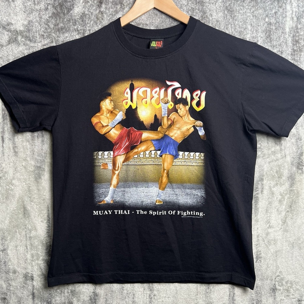 Vintage Large Joli Golf Thailand Muay Thai Kick Boxing T-Shirt